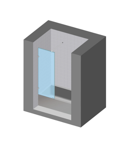 Tub screen (1 panel)