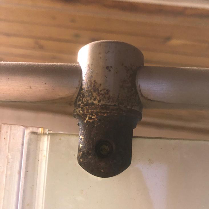 Corrosion on budget hardware