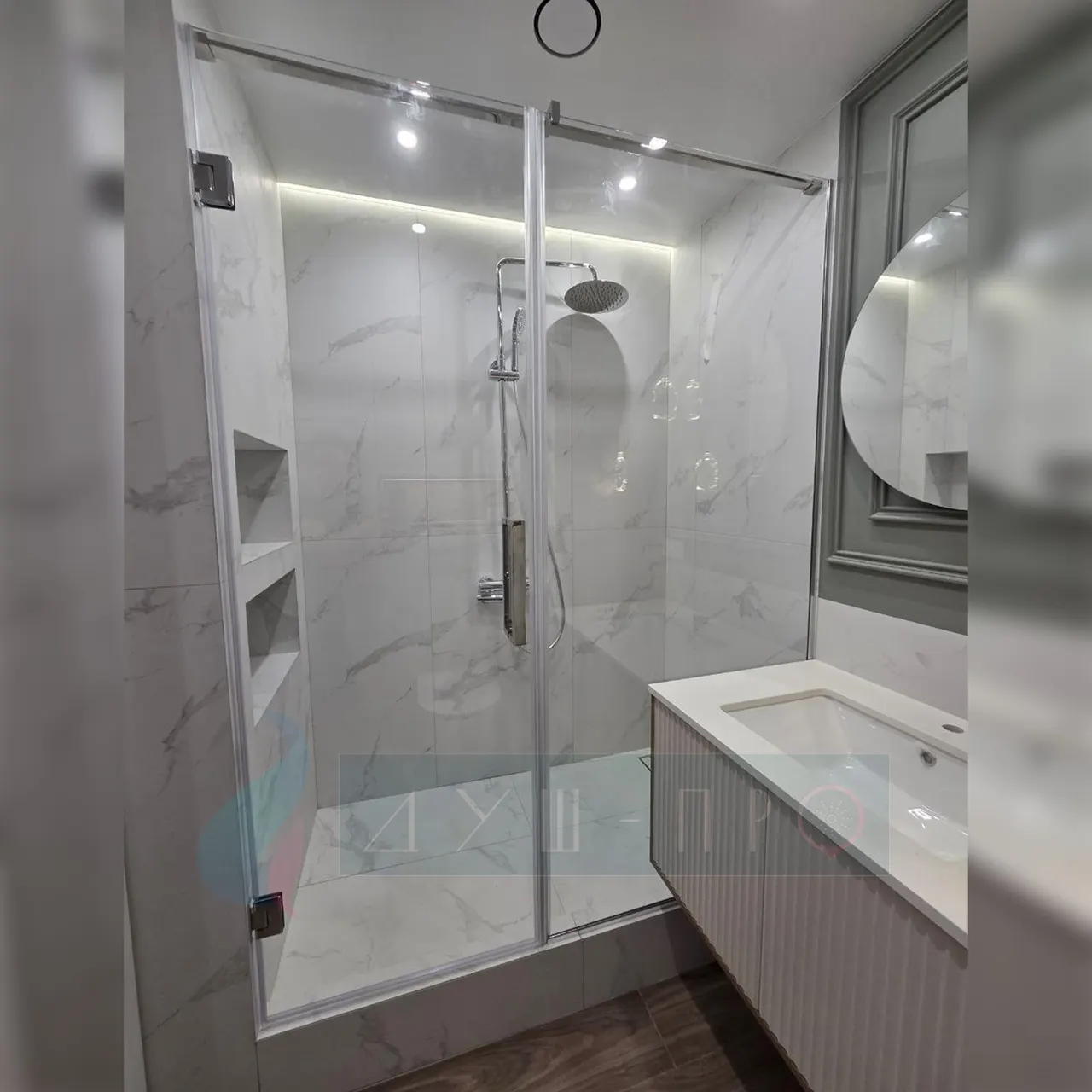 Clean glass shower enclosure after care